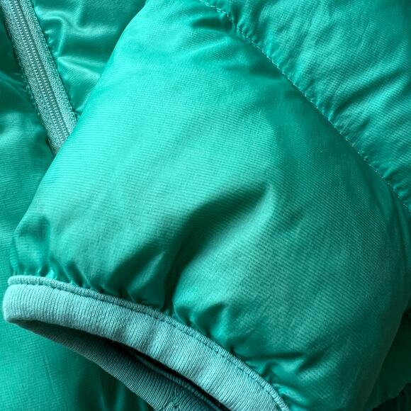 Lululemon Down Puffer Jacket Womens Size 10 Green - Picture 11 of 16